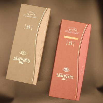 High End Leather Paper Luxury Wine Gift Box for packaging FSC ISO ROHS certificate, slide door opening