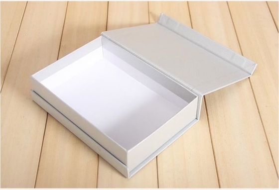Kreatywne magnetyczne zamykane pudełko z klapką na książki Szary karton na bieliznę męską