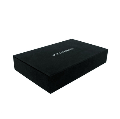Drewniane luksusowe pudełka na prezenty Czarny papier Sitodruk 1C drukowanie