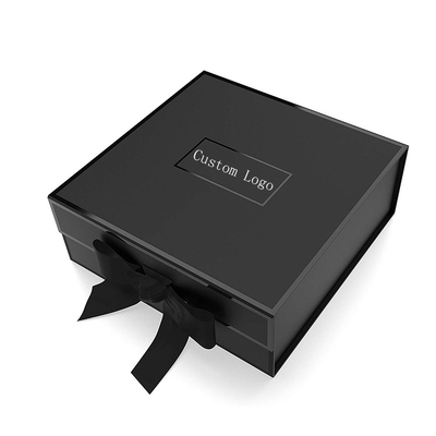 Luksusowe sztywne pudełko na papier, czarne składane pudełko 1200 szara owijka z czarnego lub brązowego papieru